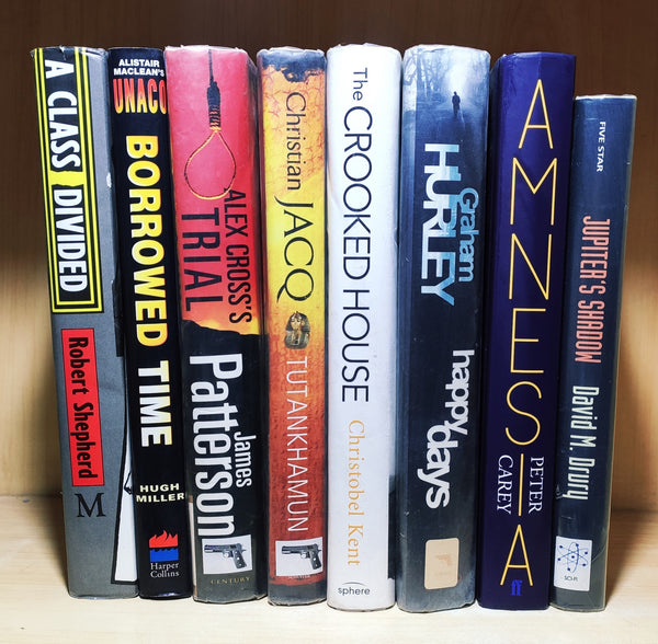 (Hardbound) Crime & Thriller Mystery Fiction by Foreign Author | Lot of 8 Books | FREE Delivery & Bookmarks