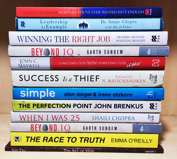 Self Help Non Fiction Books | Set of 12 Books | Condition: Used Good