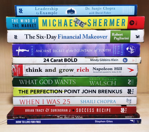 Self Help Non Fiction Books | Set of 12 Books | Condition: Used Good