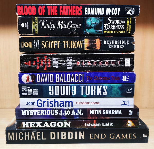 Crime & Thriller by Bestselling Foreign Authors | Pack of 10 Books | FREE Delivery & Bookmarks