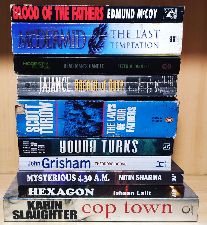 Crime & Thriller by Bestselling Foreign Authors | Pack of 10 Books | FREE Delivery & Bookmarks