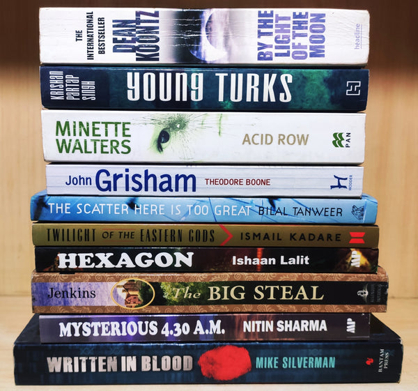 Crime & Thriller by Bestselling Foreign Authors | Pack of 10 Books | FREE Delivery & Bookmarks