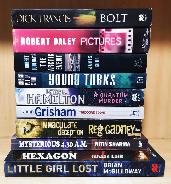 Crime & Thriller by Bestselling Foreign Authors | Pack of 10 Books | FREE Delivery & Bookmarks