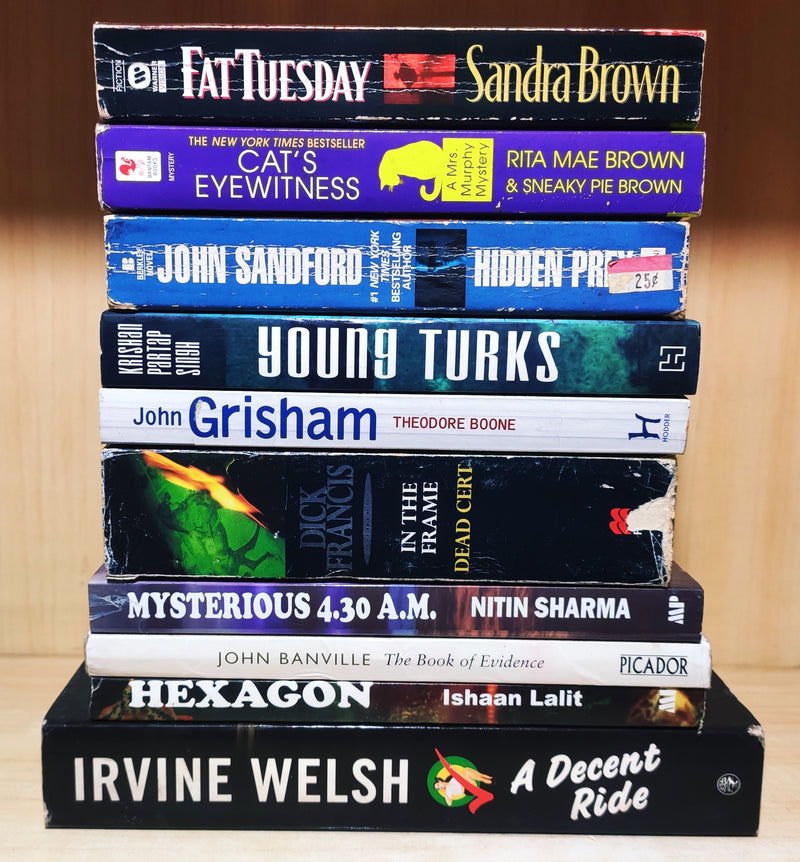 Crime & Thriller by Bestselling Foreign Authors | Pack of 10 Books | FREE Delivery & Bookmarks