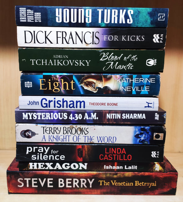 Crime & Thriller by Bestselling Foreign Authors | Pack of 10 Books | FREE Delivery & Bookmarks