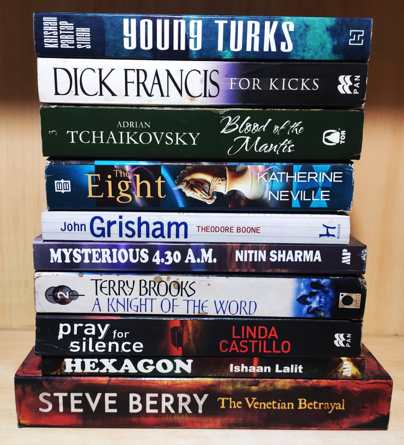 Crime & Thriller by Bestselling Foreign Authors | Pack of 10 Books | FREE Delivery & Bookmarks