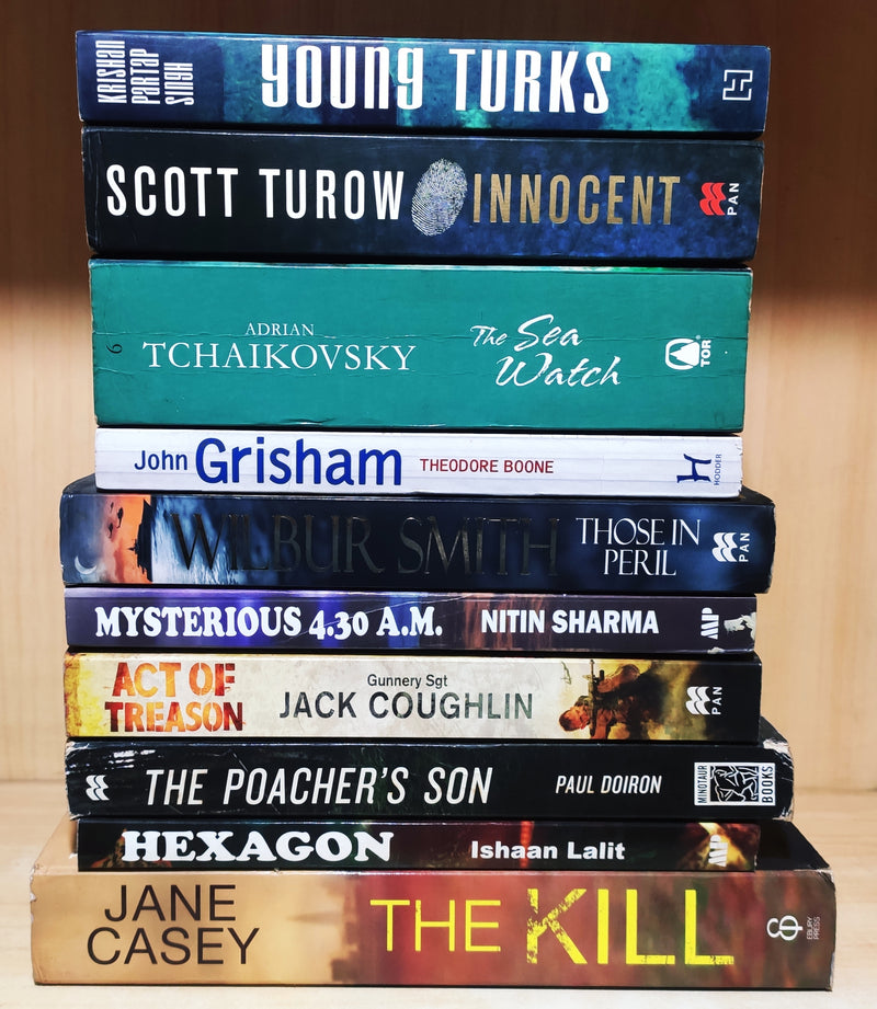 Crime & Thriller by Bestselling Foreign Authors | Pack of 10 Books | FREE Delivery & Bookmarks