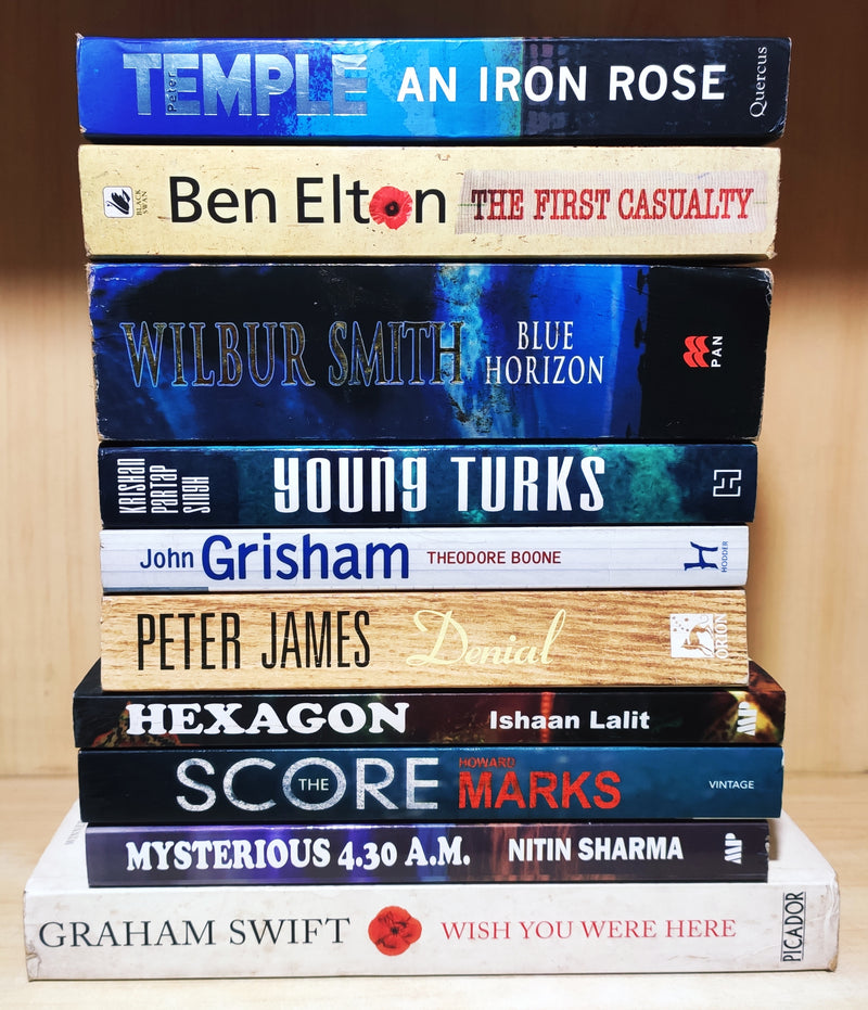 Crime & Thriller by Bestselling Foreign Authors | Pack of 10 Books | FREE Delivery & Bookmarks