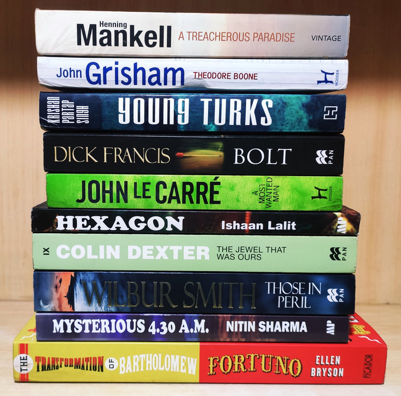 Crime & Thriller by Bestselling Foreign Authors | Pack of 10 Books | FREE Delivery & Bookmarks