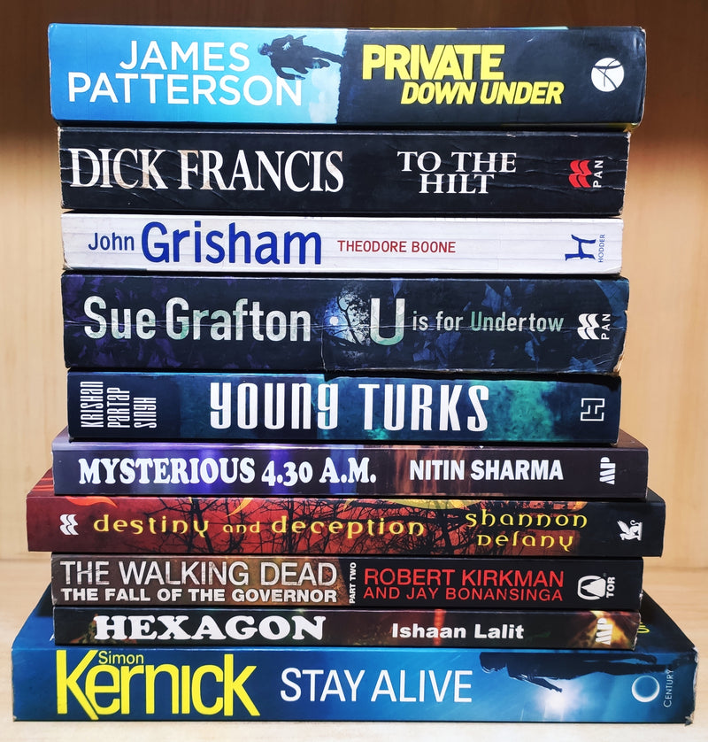 Crime & Thriller by Bestselling Foreign Authors | Pack of 10 Books | FREE Delivery & Bookmarks