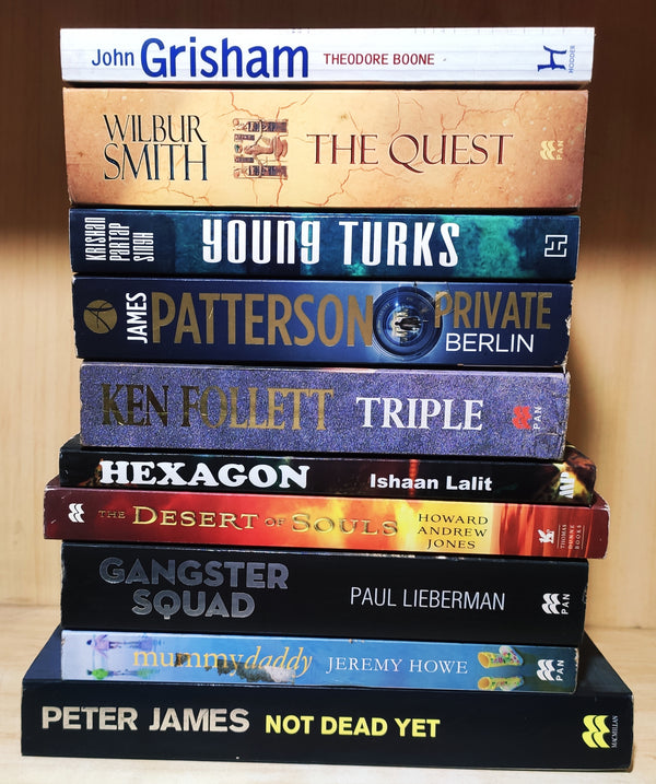 Crime & Thriller by Bestselling Foreign Authors | Pack of 10 Books | FREE Delivery & Bookmarks