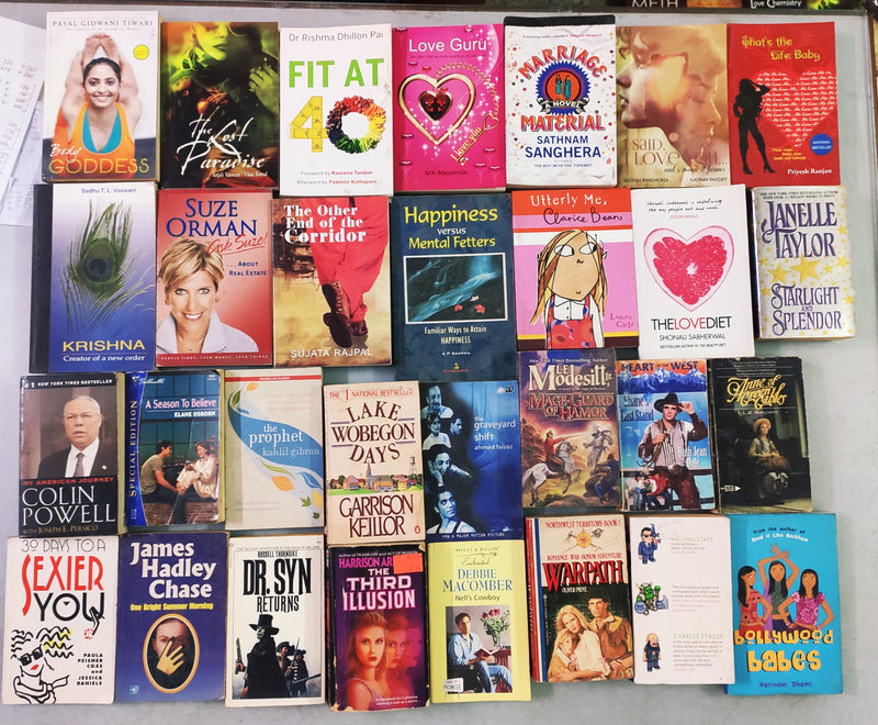 30 Books | Mixed Genres | Condition: Used Good | FREE Bookmarks | FREE Delivery
