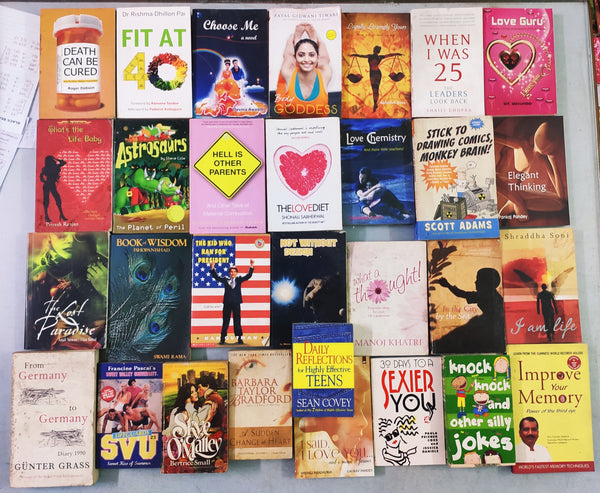 30 Books | Mixed Genres | Condition: Used Good | FREE Bookmarks | FREE Delivery