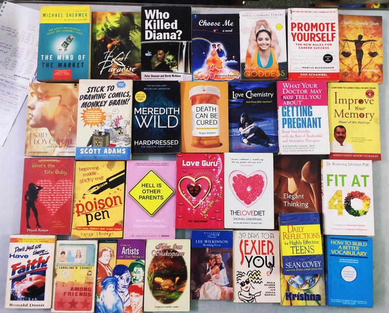 30 Books | Mixed Genres | Condition: Used Good | FREE Bookmarks | FREE Delivery