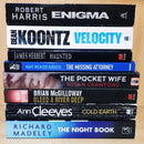 Thriller Mystery & Suspense by Foreign Authors | Set of 8 Books | FREE Shipping & Bookmarks