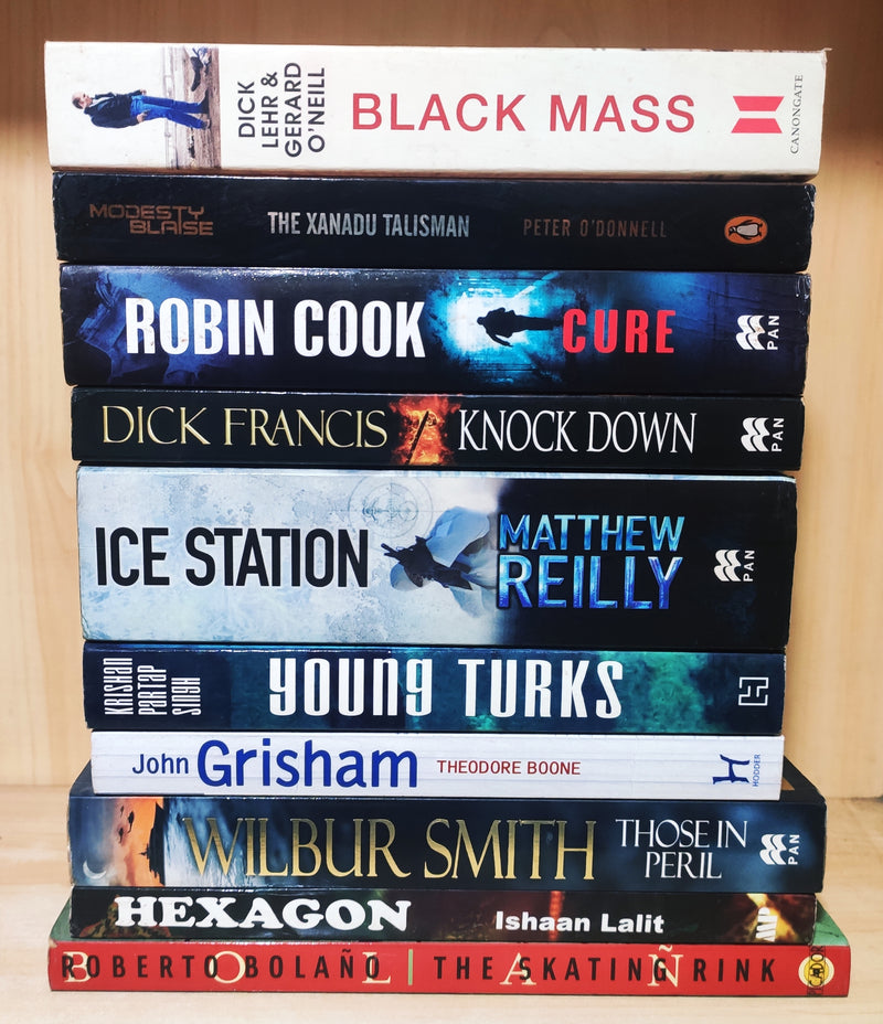 Crime & Thriller by Bestselling Foreign Authors | Pack of 10 Books | FREE Delivery & Bookmarks