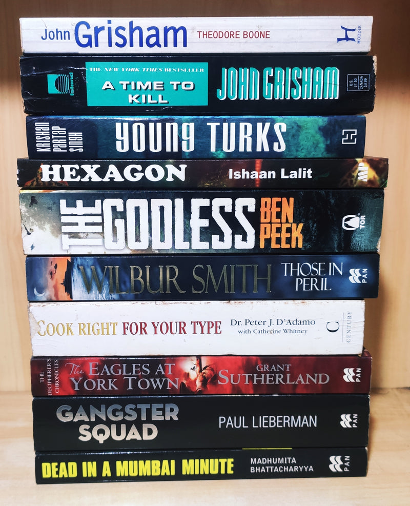 Crime & Thriller by Bestselling Foreign Authors | Pack of 10 Books | FREE Delivery & Bookmarks