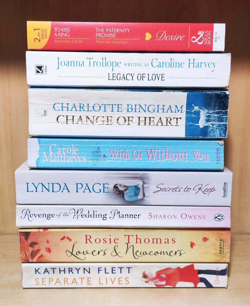 Romance & Love Story by Bestselling Foreign Authors | Pack of 8 Books | FREE Delivery & Bookmarks