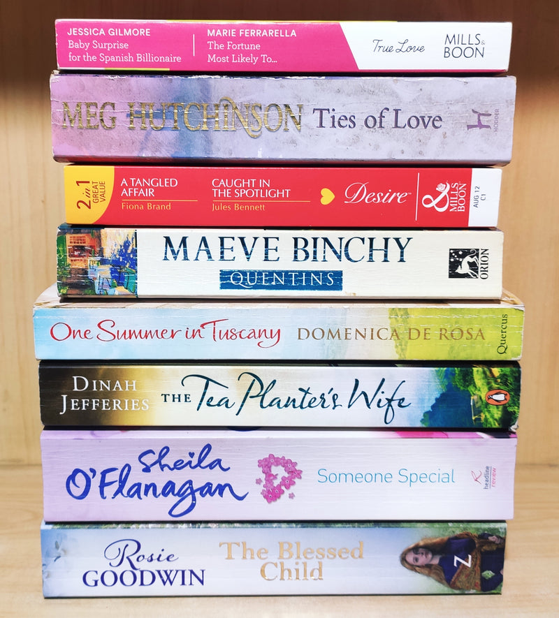 Romance & Love Story by Bestselling Foreign Authors | Pack of 8 Books | FREE Delivery & Bookmarks