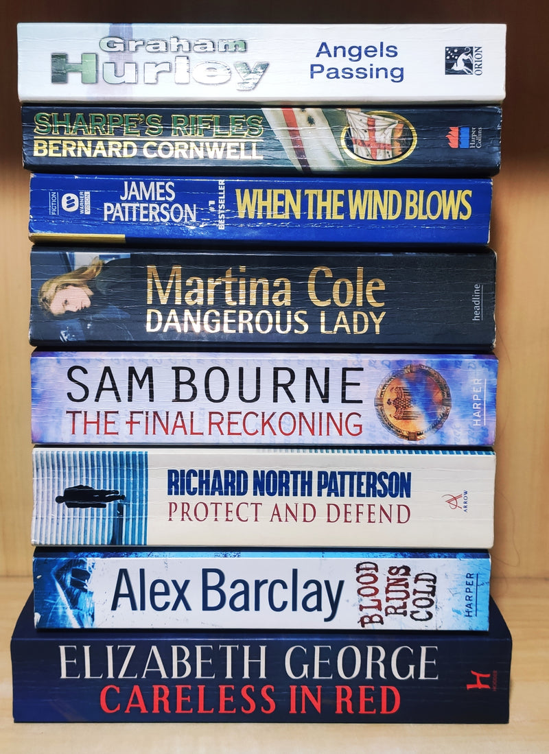 Crime & Thriller by Bestselling Foreign Authors | Pack of 8 Books | FREE Delivery & Bookmarks