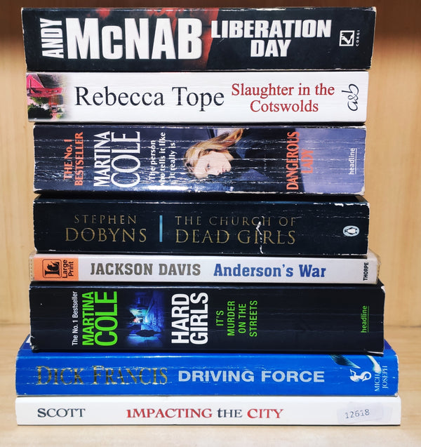 Crime & Thriller by Bestselling Foreign Authors | Pack of 8 Books | FREE Delivery & Bookmarks