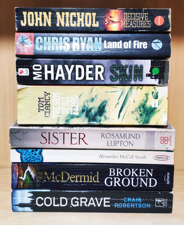 Crime & Thriller by Bestselling Foreign Authors | Pack of 8 Books | FREE Delivery & Bookmarks