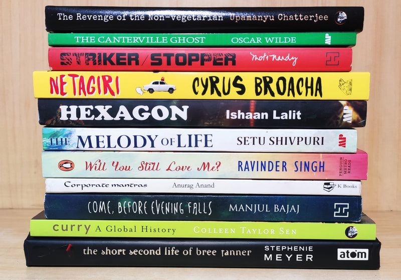Mix of 5 Genres | Lot of 10 Books | Free Shipping & Bookmarks
