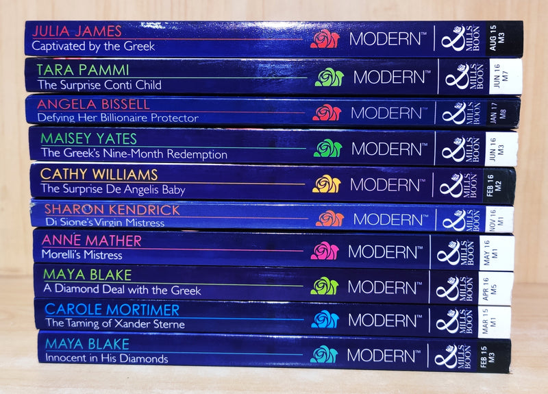 MODERN Mills & Boons | Pack of 10 Books