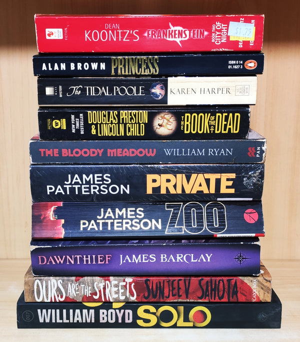 Crime & Thriller by Bestselling Foreign Authors | Pack of 10 Books | FREE Delivery & Bookmarks