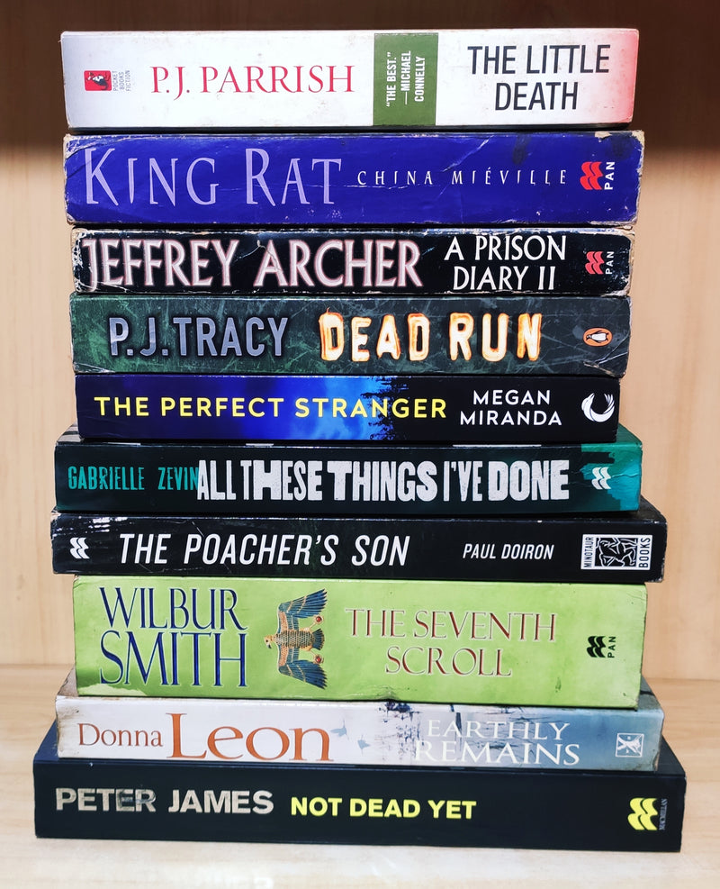 Crime & Thriller by Bestselling Foreign Authors | Pack of 10 Books | FREE Delivery & Bookmarks
