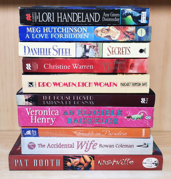 Love &  Romance Fiction 10 Books Set | Free Shipping | Free Bookmarks