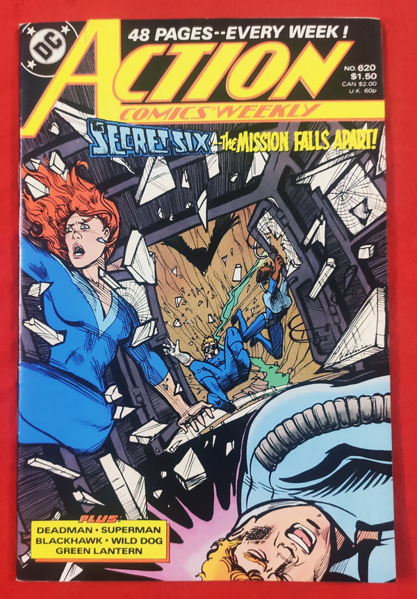 Action Comics | Old-Vintage 1980s 90s | Comic Books by DC & Marvel | Condition: Good| Year:1980s & 1990S