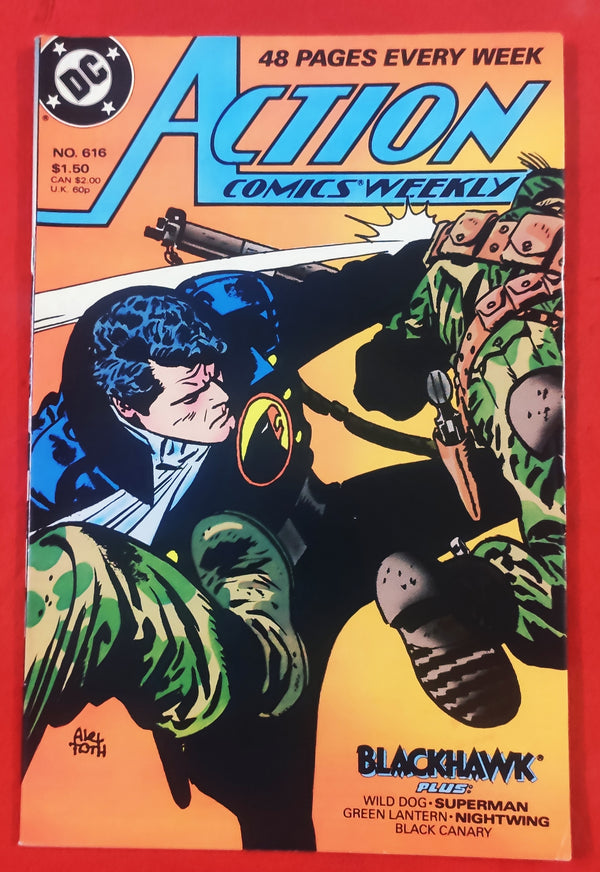 Action Comics | Old-Vintage 1980s 90s | Comic Books by DC & Marvel | Condition: Good| Year:1980s & 1990S