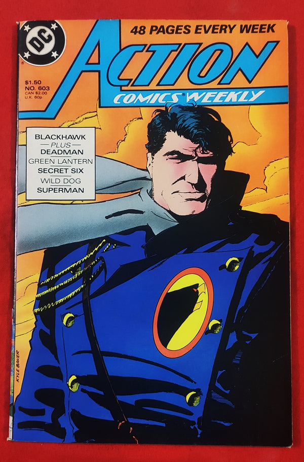 Action Comics | Old-Vintage 1980s 90s | Comic Books by DC & Marvel | Condition: Good| Year:1980s & 1990S