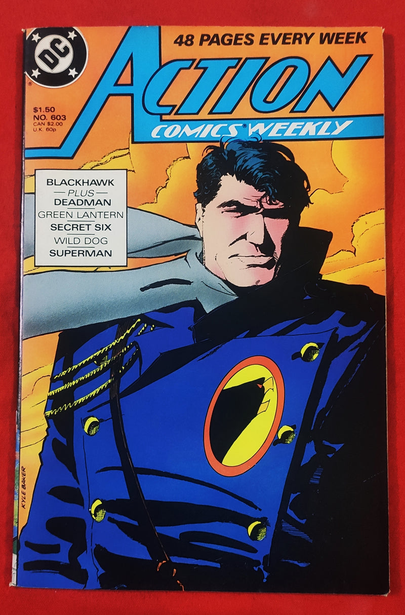 Action Comics | Old-Vintage 1980s 90s | Comic Books by DC & Marvel | Condition: Good| Year:1980s & 1990S