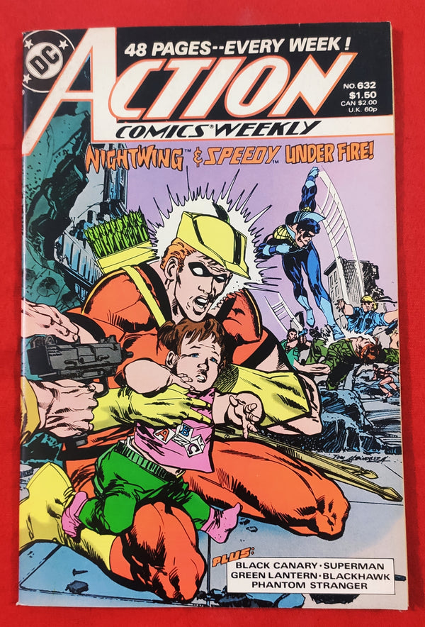 Action Comics | Old-Vintage 1980s 90s | Comic Books by DC & Marvel | Condition: Good| Year:1980s & 1990S