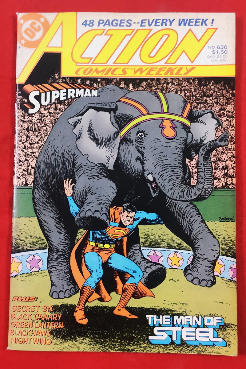 Action Comics | Old-Vintage 1980s 90s | Comic Books by DC & Marvel | Condition: Good| Year:1980s & 1990S