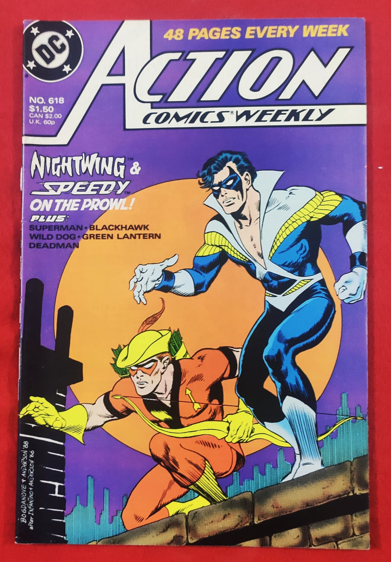 Action Comics | Old-Vintage 1980s 90s | Comic Books by DC & Marvel | Condition: Good| Year:1980s & 1990S