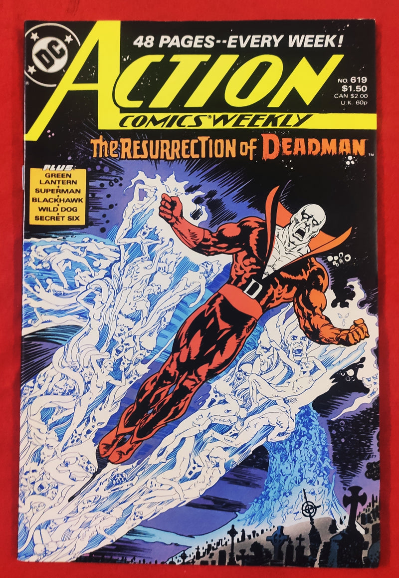 Action Comics | Old-Vintage 1980s 90s | Comic Books by DC & Marvel | Condition: Good| Year:1980s & 1990S