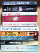 Mixed Set of 10 Books | Mixed Fiction Genre | Condition: Used Very Good | FREE Bookmarks | FREE Delivery
