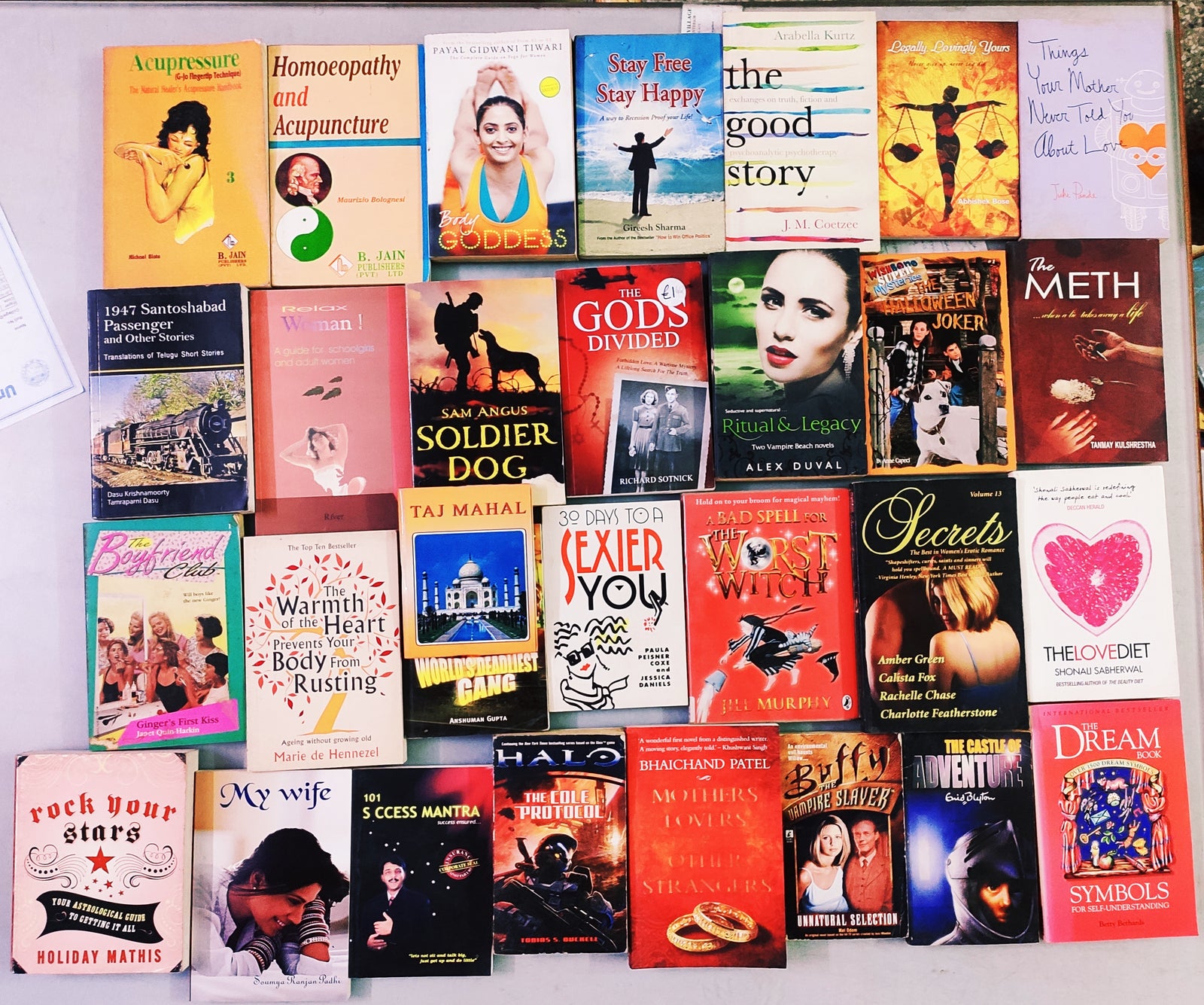 Mixed Lot of 30 Books | Mixed Genres | Condition: Used Good | FREE Boo