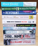Mixed Set of 10 Books | Mixed Fiction Genre | Condition: Used Very Good | FREE Bookmarks | FREE Delivery