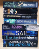 Thriller Mystery & Suspense by Foreign Authors | Set of 8 Books | FREE Shipping & Bookmarks
