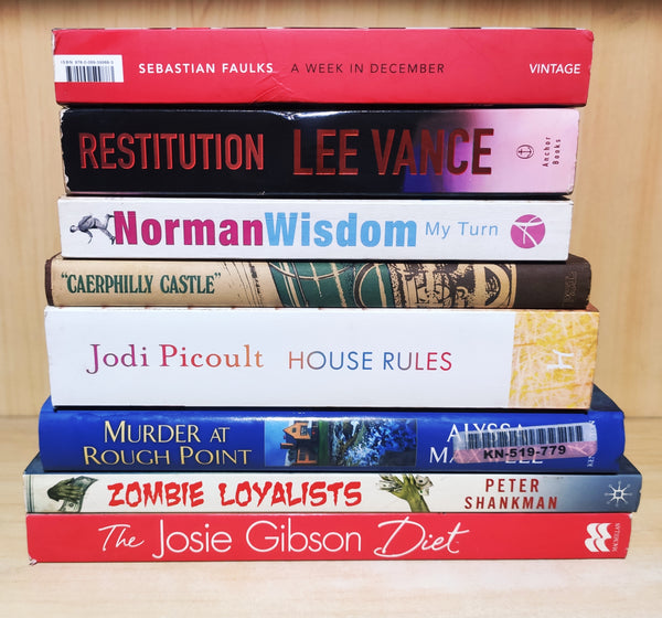 Mixed Set of 8 Books | Mixed Fiction Genre | Condition: Used Very Good | FREE Bookmarks | FREE Delivery