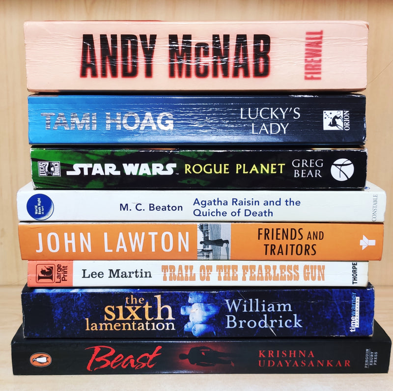 Thriller Mystery & Suspense by Foreign Authors | Set of 8 Books | FREE Shipping & Bookmarks