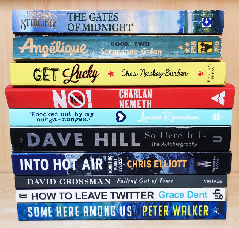 Mixed Set of 10 Books | Mixed Fiction Genre | Condition: Used Very Good | FREE Bookmarks | FREE Delivery