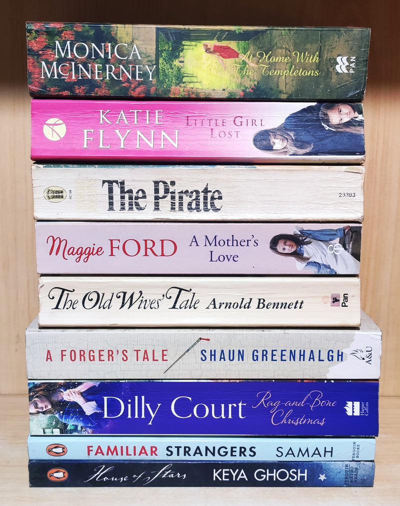 Mixed Set of 10 Books | Mixed Fiction Genre | Condition: Used Very Good | FREE Bookmarks | FREE Delivery