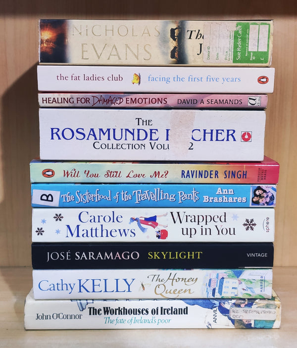 Mixed Set of 10 Books | Mixed Fiction Genre | Condition: Used Very Good | FREE Bookmarks | FREE Delivery