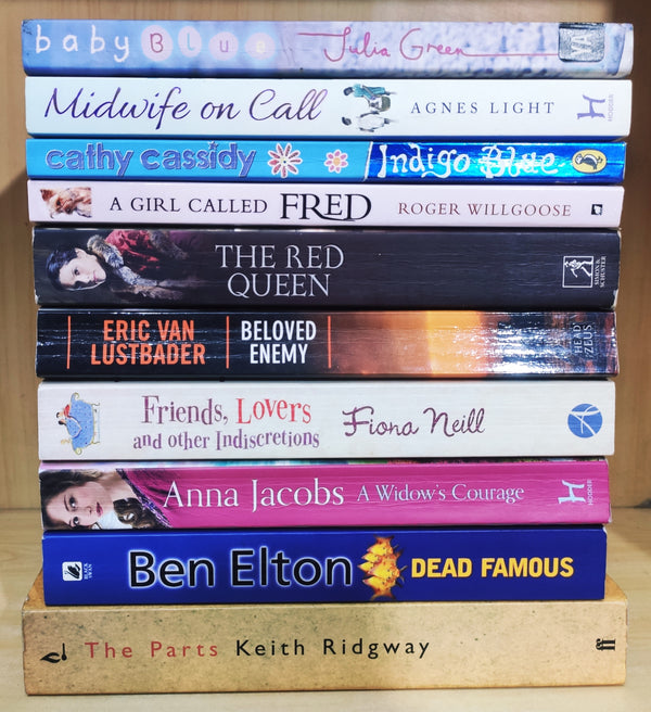 Mixed Set of 10 Books | Mixed Fiction Genre | Condition: Used Very Good | FREE Bookmarks | FREE Delivery