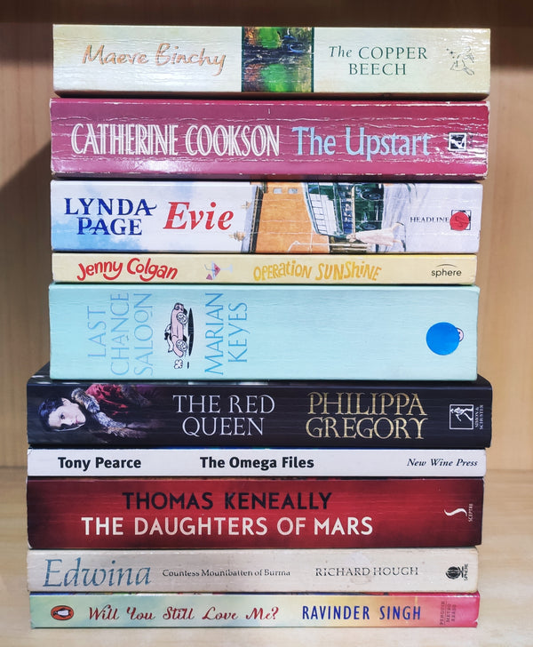 Mixed Set of 10 Books | Mixed Fiction Genre | Condition: Used Very Good | FREE Bookmarks | FREE Delivery